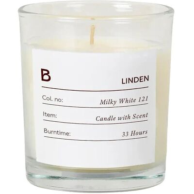 Broste Copenhagen Sense Scented Candle Ø 7.4 CM WHITE/SCENT LINDEN Ø 7.4 CM Broste Copenhagen Sense Scented Candle Ø 7.4 CM WHITE/SCENT LINDEN Ø 7.4 CM