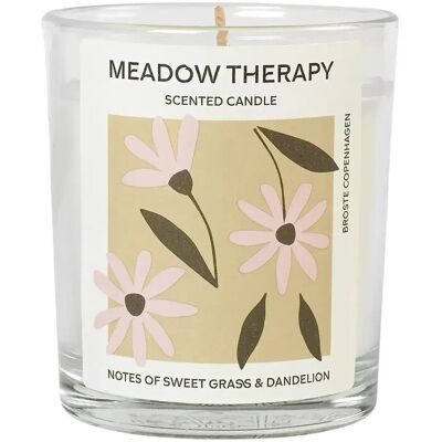 Broste Copenhagen Meadow Therapy Scented Candle Ø 7.4 CM WHITE Ø 7.4 CM Broste Copenhagen Meadow Therapy Scented Candle Ø 7.4 CM WHITE Ø 7.4 CM