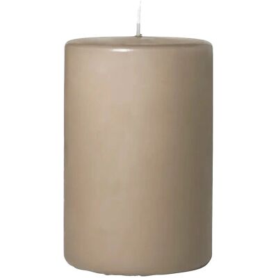 Broste Copenhagen Church Pillar Candle H:15CM LINEN H:15CM Broste Copenhagen Church Pillar Candle H:15CM LINEN H:15CM