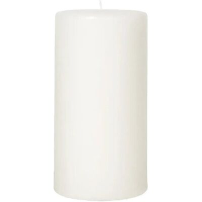 Broste Copenhagen Church Pillar Candle H:20CM PURE WHITE H:20CM Broste Copenhagen Church Pillar Candle H:20CM PURE WHITE H:20CM