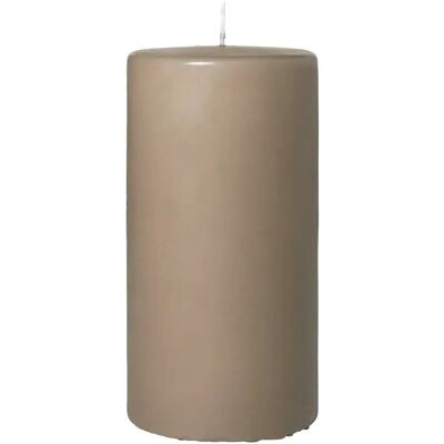Broste Copenhagen Church Pillar Candle H:20CM LINEN H:20CM Broste Copenhagen Church Pillar Candle H:20CM LINEN H:20CM