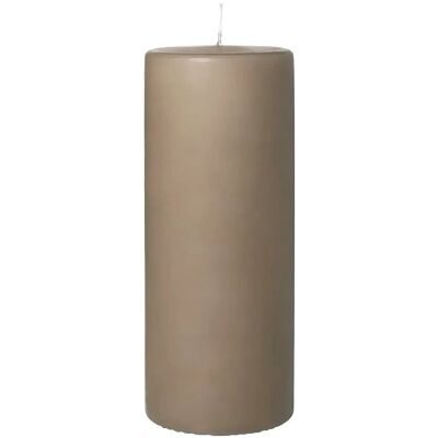 Broste Copenhagen Church Pillar Candle H:25CM LINEN H:25CM Broste Copenhagen Church Pillar Candle H:25CM LINEN H:25CM