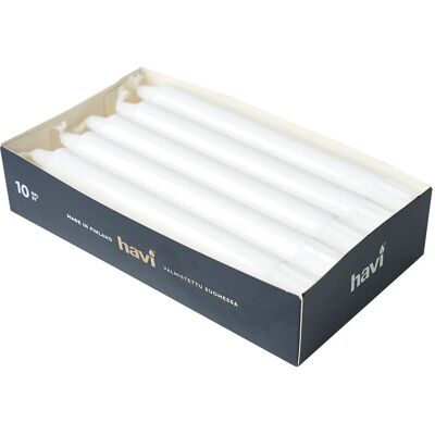 Havi Crown Candle 10Pcs H:20CM BLACK H:20CM Havi Crown Candle 10Pcs H:20CM BLACK H:20CM