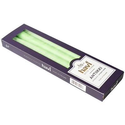 Havi Antique Taper Candle Birch 8H H:28CM LIGHT GREEN H:28CM Havi Antique Taper Candle Birch 8H H:28CM LIGHT GREEN H:28CM