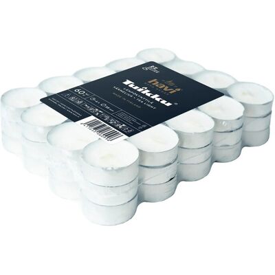 Havi Tuikku 60Pcs/4H Tea Light White H:28CM WHITE H:28CM Havi Tuikku 60Pcs/4H Tea Light White H:28CM WHITE H:28CM