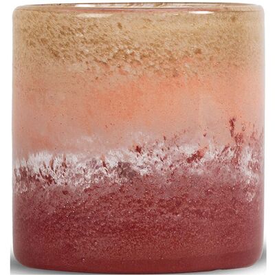 Byon Candle Holder Calore Faded M Ø 15 cm PINK/BEIGE/BORDEAUX Ø 15 cm Byon Candle Holder Calore Faded M Ø 15 cm PINK/BEIGE/BORDEAUX Ø 15 cm