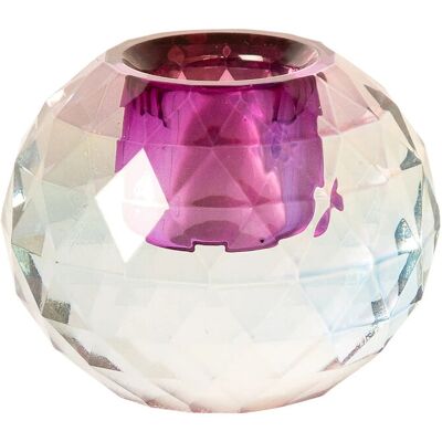 C'est Bon Crystal Candle Holder H 4.5CM BLUE OMBRE H 4.5CM C'est Bon Crystal Candle Holder H 4.5CM BLUE OMBRE H 4.5CM
