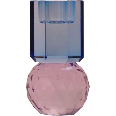 C'est Bon Crystal Candle Holder ONE SIZE VIOLET/COBALT ONE SIZE C'est Bon Crystal Candle Holder ONE SIZE VIOLET/COBALT ONE SIZE