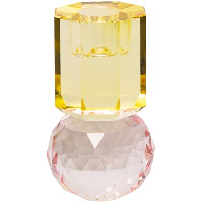 C'est Bon Krystal Lysestage ONE SIZE 6 LIGHT YELLOW/PINK ONE SIZE 6 C'est Bon Krystal Lysestage ONE SIZE 6 LIGHT YELLOW/PINK ONE SIZE 6