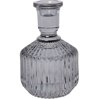 C'est Bon Glas Lysestage H18CM SMOKED H18CM C'est Bon Glas Lysestage H18CM SMOKED H18CM