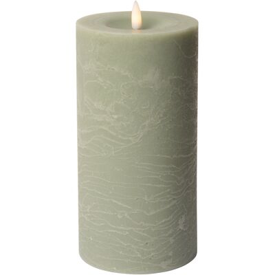 C'est Bon Rustic Finish Led Pillar Candle H20CM VERTE H20CM C'est Bon Rustic Finish Led Pillar Candle H20CM VERTE H20CM