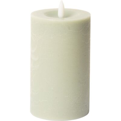C'est Bon Rustic Finish Led Pillar Candle H12.5CM VERTE H12.5CM C'est Bon Rustic Finish Led Pillar Candle H12.5CM VERTE H12.5CM