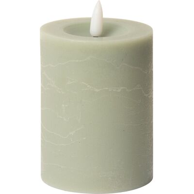 C'est Bon Rustic Finish Led Pillar Candle H10CM VERTE H10CM C'est Bon Rustic Finish Led Pillar Candle H10CM VERTE H10CM