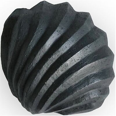 Cooee Design Sculpture The Clam Shell Coal H:5.5CM COAL H:5.5CM Cooee Design Sculpture The Clam Shell Coal H:5.5CM COAL H:5.5CM