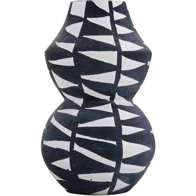 DAY Home Day Tribal Vase ONE SISZE BLACK/WHITE ONE SISZE DAY Home Day Tribal Vase ONE SISZE BLACK/WHITE ONE SISZE