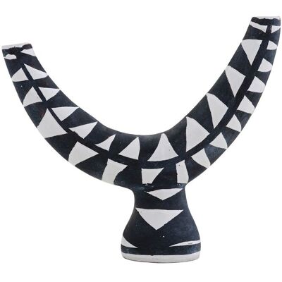 DAY Home Day Tribal Candle Stick Double ONE SISZE BLACK/WHITE ONE SISZE DAY Home Day Tribal Candle Stick Double ONE SISZE BLACK/WHITE ONE SISZE