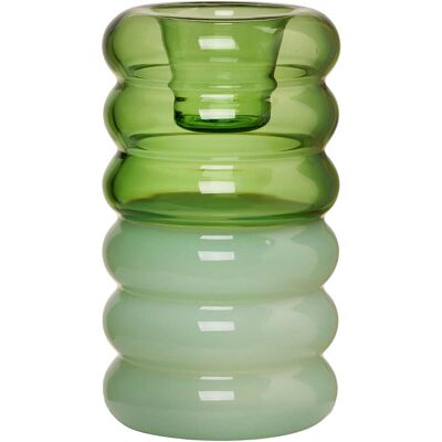 Design Letters Hoop Candle Holder 3.5X 3.5X 8.8CM GREEN/MILKY GREEN C 3.5X 3.5X 8.8CM Design Letters Hoop Candle Holder 3.5X 3.5X 8.8CM GREEN/MILKY GREEN C 3.5X 3.5X 8.8CM