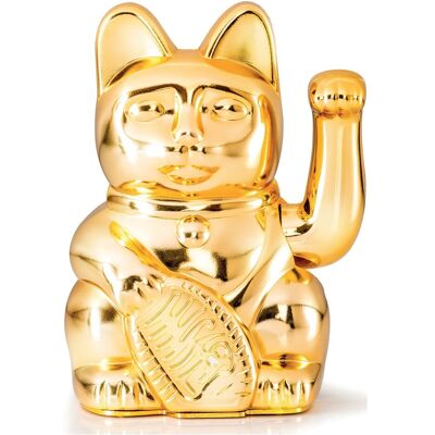 Donkey Maneki-Neko - Lucky Cat (Special Edition) H:15CM GOLD H:15CM Donkey Maneki-Neko - Lucky Cat (Special Edition) H:15CM GOLD H:15CM