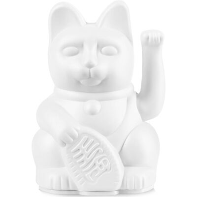 Donkey Vinkende Kat - Maneki-Neko - Lucky Cat Mini (Hvid) H:9.80CM WHITE H:9.80CM Donkey Vinkende Kat - Maneki-Neko - Lucky Cat Mini (Hvid) H:9.80CM WHITE H:9.80CM