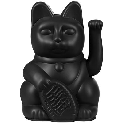 Donkey Vinkende Kat - Maneki-Neko Mini Lucky Cat - Black H:10CM BLACK H:10CM Donkey Vinkende Kat - Maneki-Neko Mini Lucky Cat - Black H:10CM BLACK H:10CM