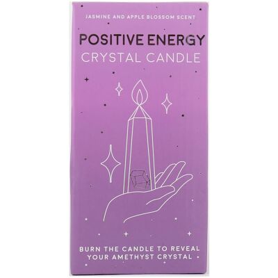 Gift Republic Positiv Energi Ljus med Ametist - Ljus, Kristaller, Aromaterapi Gift Republic Positiv Energi Ljus med Ametist - Ljus, Kristaller, Aromaterapi