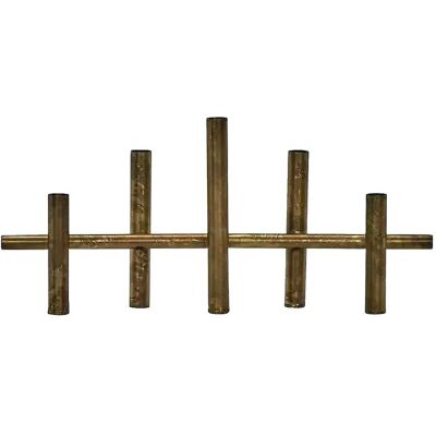 house doctor Lysestage, Hdmaxi45, Antik Messingfinish 45X6X20CM GOLD 45X6X20CM house doctor Lysestage, Hdmaxi45, Antik Messingfinish 45X6X20CM GOLD 45X6X20CM