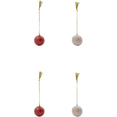 house doctor Julepynt, Hdmach, Rød;Rosa 4X4X1CM RÖD, ROSA 4X4X1CM house doctor Julepynt, Hdmach, Rød;Rosa 4X4X1CM RÖD, ROSA 4X4X1CM