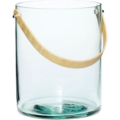 Hübsch Vase M/Håndtag H20CM GREEN H20CM Hübsch Vase M/Håndtag H20CM GREEN H20CM