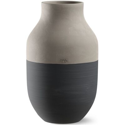 Kähler Design Omaggio Circulare vas - 31cm - Antracitgrå Kähler Design Omaggio Circulare vas - 31cm - Antracitgrå