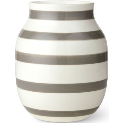 Kähler Omaggio Vase H20 Cm Varm Grå H20CM WARM GREY H20CM Kähler Omaggio Vase H20 Cm Varm Grå H20CM WARM GREY H20CM