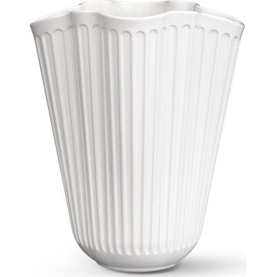 Kähler Hammershøi Unfold Vase H20.5 Cm Hvid 20.5 CM WHITE 20.5 CM Kähler Hammershøi Unfold Vase H20.5 Cm Hvid 20.5 CM WHITE 20.5 CM