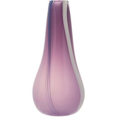 Kodanska Flow Vase H24CM PURPLE W. STRIPES H24CM Kodanska Flow Vase H24CM PURPLE W. STRIPES H24CM