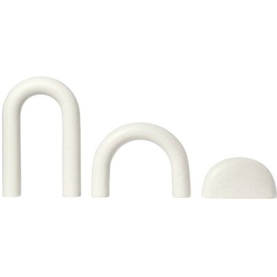 Kristina Dam Studio Cupola Sculpture - Earthware H:33CM OFF WHITE H:33CM Kristina Dam Studio Cupola Sculpture - Earthware H:33CM OFF WHITE H:33CM