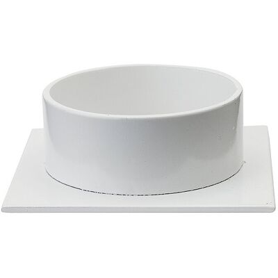 Kunstindustrien Candleholder -The Square Ø 7 CM WHITE Ø 7 CM Kunstindustrien Candleholder -The Square Ø 7 CM WHITE Ø 7 CM