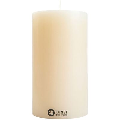 Kunstindustrien Coloured Handcrafted Pillar Candle 7CM X 12CM OFF-WHITE 7CM X 12CM Kunstindustrien Coloured Handcrafted Pillar Candle 7CM X 12CM OFF-WHITE 7CM X 12CM