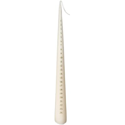 Kunstindustrien Decoration Calendar Candle 4X40CM OFF-WHITE 4X40CM Kunstindustrien Decoration Calendar Candle 4X40CM OFF-WHITE 4X40CM
