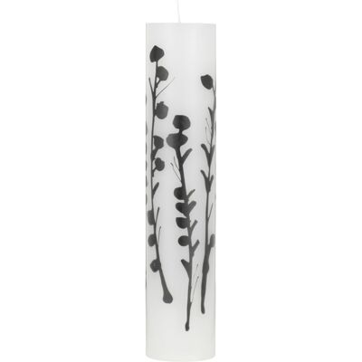 Kunstindustrien Wax Alter Candles 5 X 25- Black Wild Flowers ONE SIZE BLACK PATTERN ONE SIZE Kunstindustrien Wax Alter Candles 5 X 25- Black Wild Flowers ONE SIZE BLACK PATTERN ONE SIZE