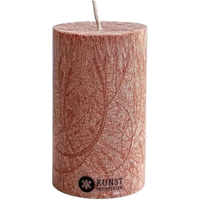 Kunstindustrien Upcycled Olive Wax Pillar Candle 6X10CM CHESTNUT 6X10CM Kunstindustrien Upcycled Olive Wax Pillar Candle 6X10CM CHESTNUT 6X10CM