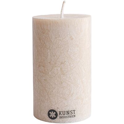 Kunstindustrien Upcycled Olive Wax Pillar Candle 6X10CM TRUE 6X10CM Kunstindustrien Upcycled Olive Wax Pillar Candle 6X10CM TRUE 6X10CM