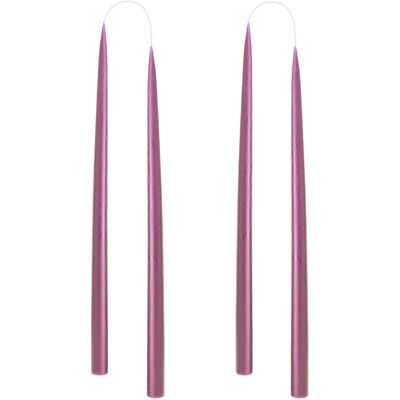 Kunstindustrien Hand Dipped Candles, 4 Pack ONE SIZE LIGHT HEATHER ONE SIZE Kunstindustrien Hand Dipped Candles, 4 Pack ONE SIZE LIGHT HEATHER ONE SIZE