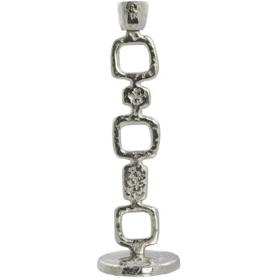 Lene Bjerre Lavillia Candlestick 10X10X31.5CM SILVER 10X10X31.5CM Lene Bjerre Lavillia Candlestick 10X10X31.5CM SILVER 10X10X31.5CM