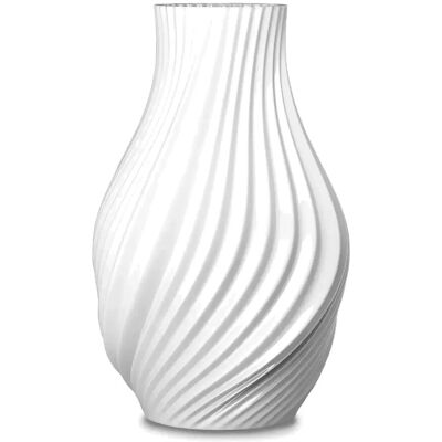 Lyngby Porcelæn Twist Vase H18 Cm Hvid Porcelæn 18 CM WHITE 18 CM Lyngby Porcelæn Twist Vase H18 Cm Hvid Porcelæn 18 CM WHITE 18 CM