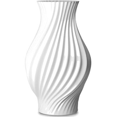 Lyngby Porcelæn Twist Vase H25 Cm Hvid Porcelæn 25 CM WHITE 25 CM Lyngby Porcelæn Twist Vase H25 Cm Hvid Porcelæn 25 CM WHITE 25 CM