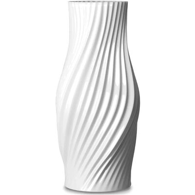 Lyngby Porcelæn Twist Vase H31 Cm Hvid Porcelæn 31 CM WHITE 31 CM Lyngby Porcelæn Twist Vase H31 Cm Hvid Porcelæn 31 CM WHITE 31 CM