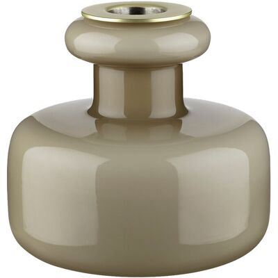 Marimekko Puteli Candle Holder H:9.5CM SAND H:9.5CM Marimekko Puteli Candle Holder H:9.5CM SAND H:9.5CM