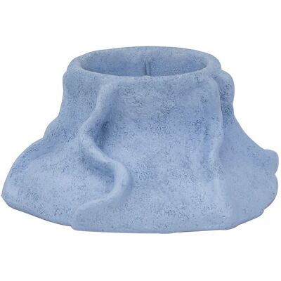 Mette Ditmer Art Piece Lava Candleholder H:6CM LIGHT BLUE H:6CM Mette Ditmer Art Piece Lava Candleholder H:6CM LIGHT BLUE H:6CM