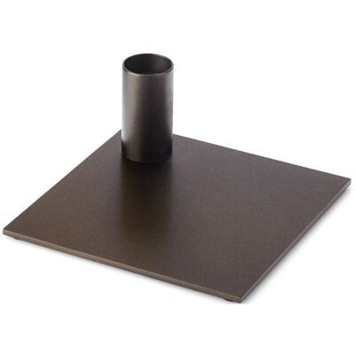 Novoform Square Candle Holder H12CM 12 DARK BRONZE H12CM 12 Novoform Square Candle Holder H12CM 12 DARK BRONZE H12CM 12