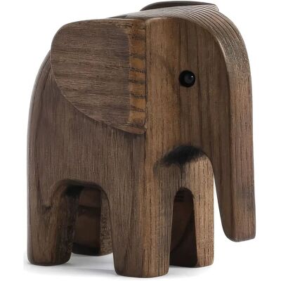 Novoform Baby Elephant 7.7X4X7.5CM SMOKE STAINED 7.7X4X7.5CM Novoform Baby Elephant 7.7X4X7.5CM SMOKE STAINED 7.7X4X7.5CM