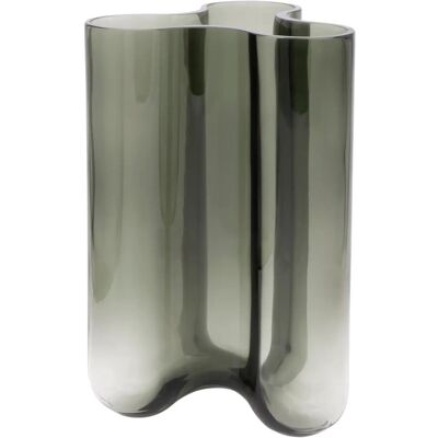 Novoform Clover Vase H24CM SMOKY GREEN H24CM Novoform Clover Vase H24CM SMOKY GREEN H24CM