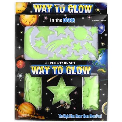Robetoy Glow In The Dark Stars W Sticker 42Pcs ONE SIZE 1016 ONE SIZE Robetoy Glow In The Dark Stars W Sticker 42Pcs ONE SIZE 1016 ONE SIZE